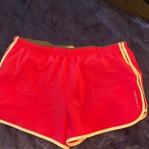 Brooks Bright Pink Running Shorts.